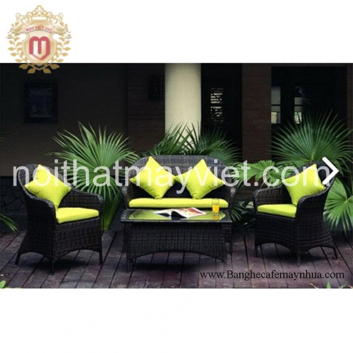 Bàn Ghế Sofa Mây Tre BGSF006